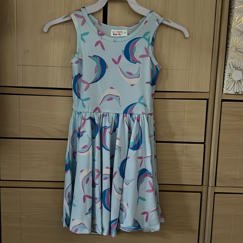 DDS Dot Dot Smile Tank Dress 3/4